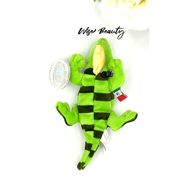 Vintage Coca-Cola I998 Mexico Paco The Iguana Plush Stuffed Bean Bag Animal NWT - Picture 5 of 7